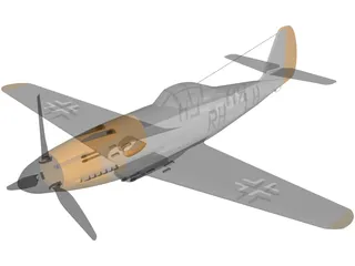 Messerschmitt ME 309 3D Model