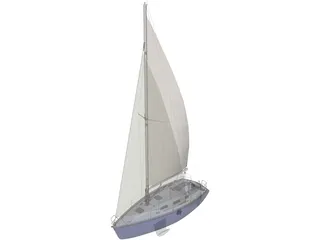 SL30 Sailing Ship 3D Model