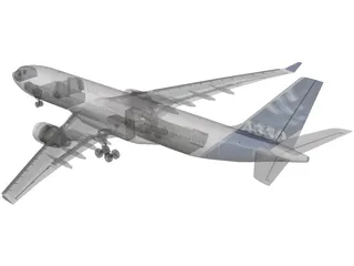 Airbus A330-200 3D Model