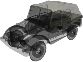 GAZ 69b 3D Model