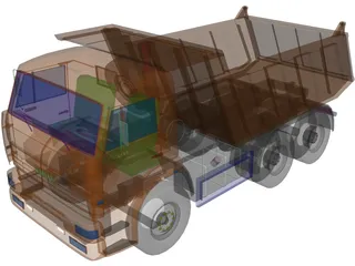 Kamaz 6520 3D Model