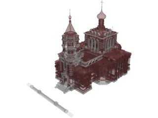 Church Russian 3D Model