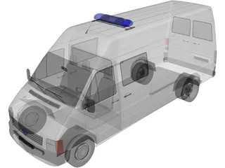 Ambulance 3D Model