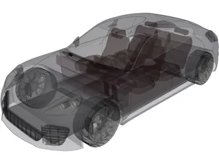 Porsche Panamera (2010) 3D Model