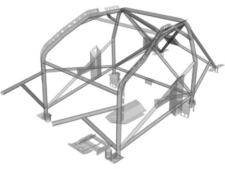 Car Roll Bar 3D Model