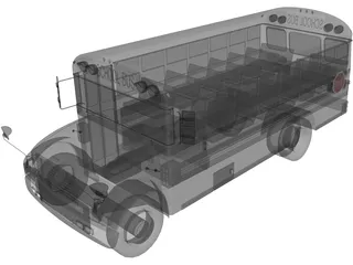 School Bus 3D Model