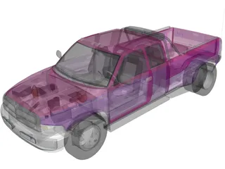 Dodge Ram 3500 (1994) 3D Model