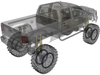 GMC Sierra [Lifted] 3D Model