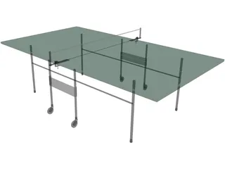 Pinpong Table 3D Model