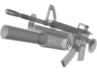 M4 3D Model