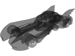 Batman Car 3D Model