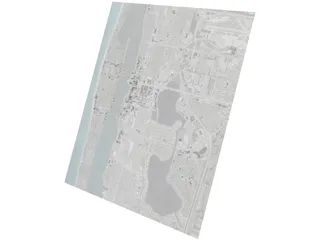 West Palm Beach City 3D Model