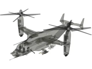 Bell-Boeing V-22 Osprey 3D Model