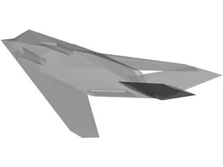 F-117 3D Model