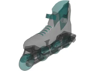 Roller Skate AZ-912 Yonex 3D Model