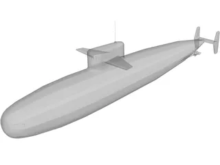 Submarine 3D Model