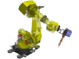 Fanuc R-2000 Robot Arm 3D Model