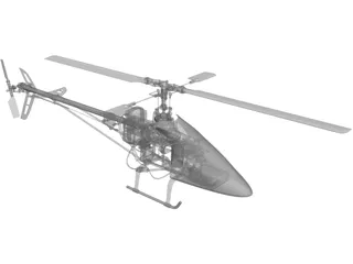 RC Helicopter 3D Model