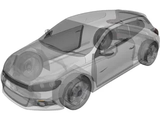 Volkswagen Scirocco (2008) 3D Model