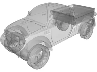 Dodge M80 Light Truck Concept (2003) 3D Model