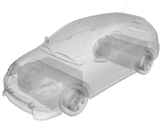 Toyota Matrix 3D Model