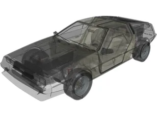 DMC DeLorean (1980) 3D Model