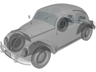 Volkswagen Beetle 3D Model