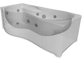 Jacuzzi Bathtub 3D Model