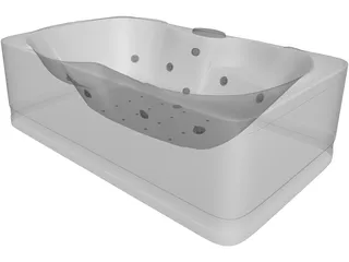 Jacuzzi Bathtub 3D Model