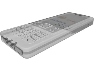 Phone Nokia 6300 3D Model