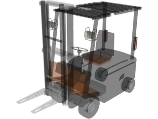 Forklift 3D Model