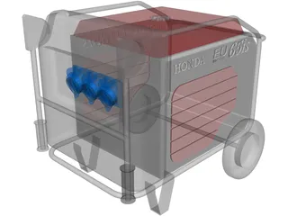 Generator Honda EU65is 3D Model