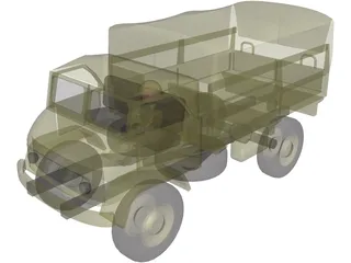 Mercedes-Benz Unimog 404 3D Model