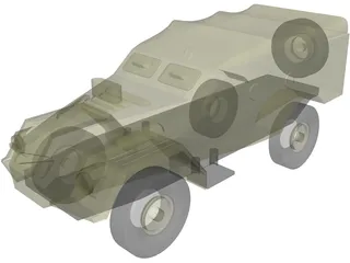 BTR 40 3D Model