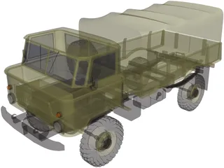 GAZ 66 3D Model