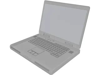 Dell M90 15 inch Laptop Computer 3D Model