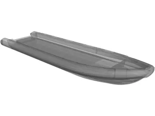 Rib Boat 10 Meter 3D Model