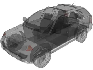 Acura MDX (2002) 3D Model