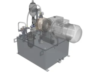 Hydraulic System 3D Model