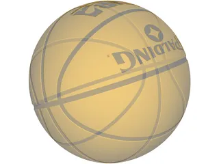 Spalding Basketball 3D Model