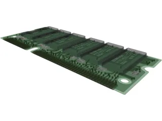 DIMM 3D Model