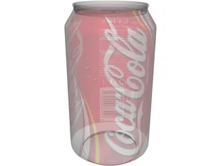 Coca Cola Coke Can 3D Model
