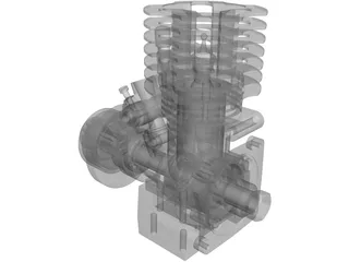 RC Motor Assembly 3D Model