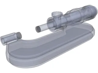 Micrometer 3D Model
