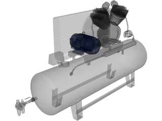 Hertz Compressor 3D Model
