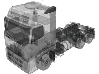 Volvo FH12 Globetrotter (2006) 3D Model