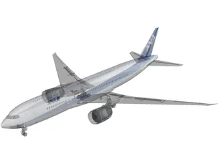 Boeing 777-200 Ana 3D Model