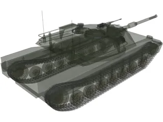 M1A1 US Army Tank 3D Model