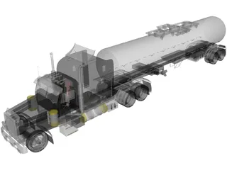 Peterbilt Truck 3D Model