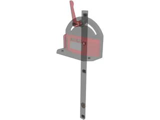 Craftsman Digital Miter Gauge 3D Model